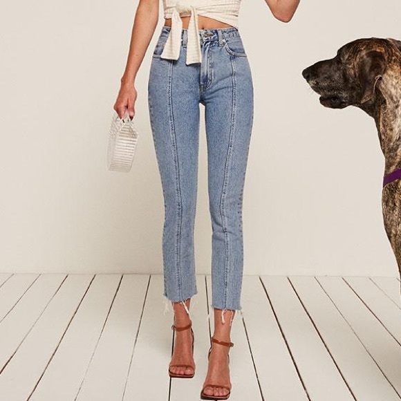 Reformation Denim - Reformation Seamed Jean -Petite